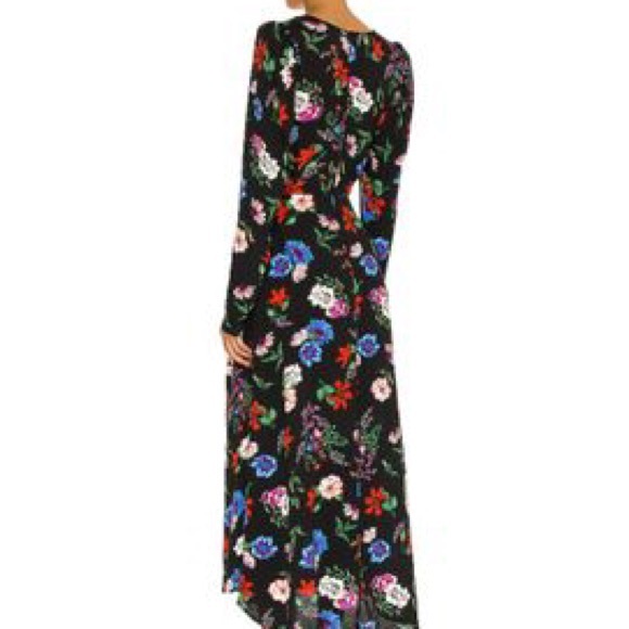 AFRM Midori Black Floral dress Size XS - Picture 2 of 3